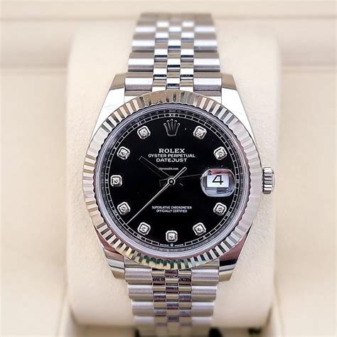 rolex lady datejust black diamond dial|Rolex Datejust 41 smooth bezel.